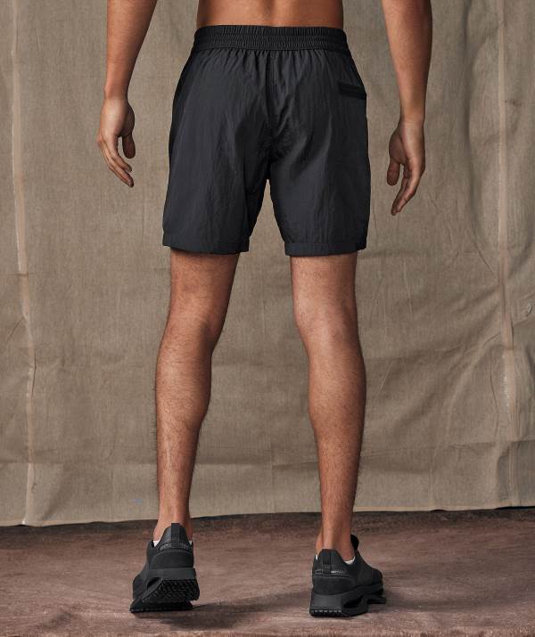 Panske Šortky Gymshark Retake Woven Čierne Siva | PJ6245791